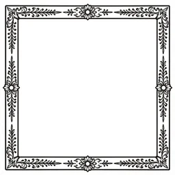 empty blank space at the center, surrounded by a ornate tarot frame, intricate design, highly detailed, 8 k, artstation, pixiv, deviantart, symmetrical, rpg card design