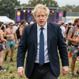 Boris Johnson at a rave, jim’ll paint it