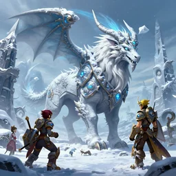 mount epic snowy gryphon screenshot world of warcraft mounts worldboss fantasy comics that looks like it is from borderlands by jesper ejsing, by rhads, makoto shinkai alena aenami artworks in 4 k beeple, thomas kinkade heartstone league of legends dofus overwatch