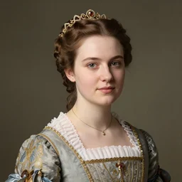 a portrait of a german young adult princess, circa 1 8 5 4