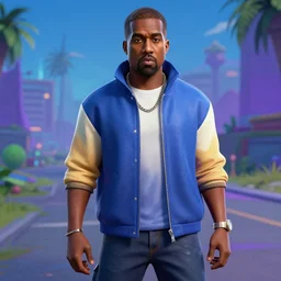 kanye west fortnite skin