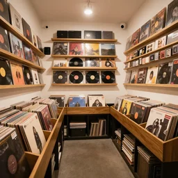 the private room in the back of the vinyl record store where they keep the good stuff, only the cool people get access, by robert crumb