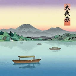 West lake, Hasui Kawase