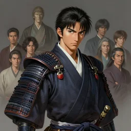 portrait of a samurai warrior, artstation, elegant, highly detailed, digital painting, concept art, smooth, sharp focus, illustration, art by don bluth and michel ocelot and makoto shinkai and tom whalen and atey ghailan and akihiko yoshida