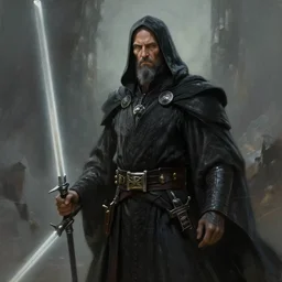 breathtaking detailed concept art painting of a sith lord michel temer, by hsiao - ron cheng, exquisite detail, extremely moody lighting, 8 k