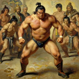 full character of a ancient chinese wrestler character design, painting by gaston bussiere, katsuya terada, nc wyeth, greg rutkowski, craig mullins, vermeer, frank frazetta, mucha, trending on artstation, jeffery catherine jones