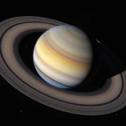 planet saturn with multiple rings, james webb telescope, space photography, 4 k, high quality