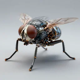 mechanical fly, robot, detailed, unreal engine, render 1 2 3 4