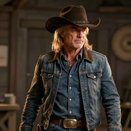 bon jovi as a cowboy, concept art, ambient light, 4 k, intricate details, highly professionally detailed, cgsociety, highly detailed -