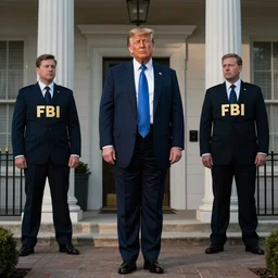 donald trump getting raided by the fbi
