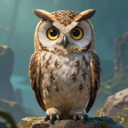 bubo the owl from clash of the titans