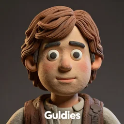 real luke skywalker mark hamilton!! clay! close detailed sculpted head , style: claymation puppet kids clay , by guldies