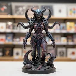 figurine of cosmic horrors, personification, official store photo, commercial photo, featured on amiami, 4 k, 8 5 mm, beautiful composition