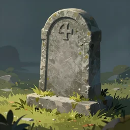 tombstone!!!, fantasy, digital illustration, artstation, fanart