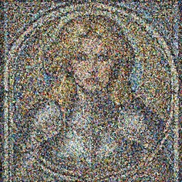 head-on symmetrical centered painted portrait, Elisha Cuthbert as a paladin, blonde hair, ornate iron armour, art nouveau, tarot card, fantasy, stained glass style, intricate, elegant, highly detailed, smooth, sharp focus, illustration, artstation, in the style of Artgerm and Anna Podedworna and Alex Ross and Mucha