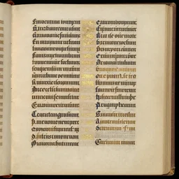 the scan of a page of a medieval book about witchcraft in a forgotten language, with multiple formulas to summon the cosmic healing energies, many decorated letters, photographic, old paper texture, golden touches, calligraphic type and ink