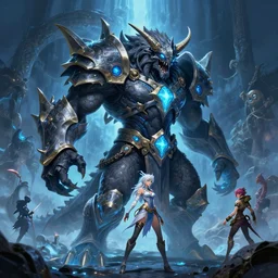 acidic glavenus ebony boss of monster hunter world iceborn worldboss guild raid digital painting bioluminance alena aenami artworks in 4 k design by lois van baarle by sung choi by john kirby and artgerm style pascal blanche and magali villeneuve