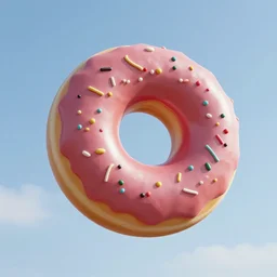 a donut shaped plane