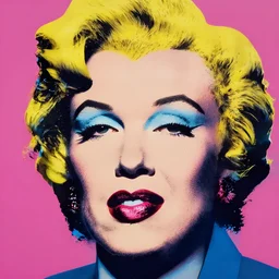 pop art portrait of male statue, close up on the face, art by andy warhol, pop art!! vapourwave, synthwave, photorealistic, 4 k