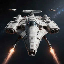 3 d point perspective, extreme long shot of the imperial fleet hovering over deep space menacingly, beginning to bombard with blaster fire, deep depth of field, make all elements sharp, aerial view, 8 k, octane, unreal 5, hyperrealistic, symmetrical, intricate digital art, photoshop, epic space battle