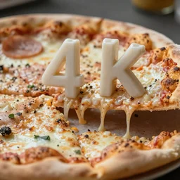 human teeth on a pizza, 4 k, high definition, realistic, cinematic