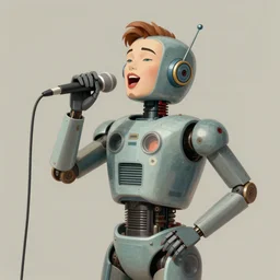 ( ( ( ( ( 1 9 5 0 s retro future android robot pretty singer muted colors., ) ) ) ) ) by jean - baptiste monge,!!!!!!!!!!!!!!!!!!!!!!!!!