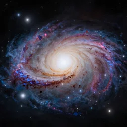 galaxy, view from space, cinematic, by greg rutkowsk, digital painting, unreal engine, volumetric lighting, contrast, cinematic lighting, vibrant colors, in the style of dan mumford