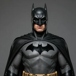 portrait of 1 9 3 9 classic batman, grey background, unreal engine, insane detailed, hyper realistic, 8 k