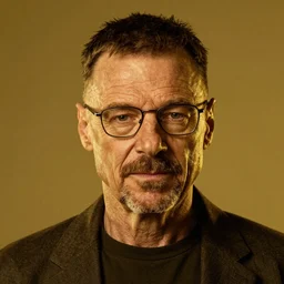 portrait of Walter White, yellow lighting, highly detailed