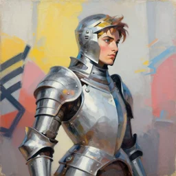 greg manchess portrait painting of partially armored marie d'arcanto alias rogue as overwatch character, medium shot, asymmetrical, profile picture, organic painting, sunny day, matte painting, bold shapes, hard edges, street art, trending on artstation, by huang guangjian and gil elvgren and sachin teng