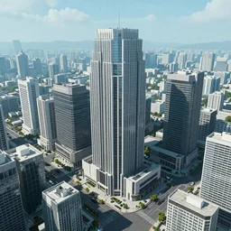 cyberpunk town