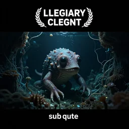 video documentary about weird creatures from inside deep dark ocean on exoplanet, black background, very dark dim lighting, subnautica, legendary award winning underwater nature infrared photography