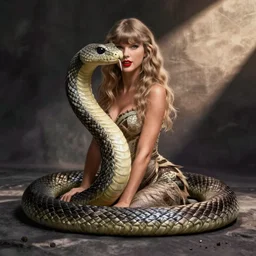 taylor swift as a snake