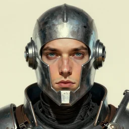 the void knight as a realistic scifi cyberpunk knight, closeup portrait art by donato giancola and greg rutkowski, vintage retro scifi, realistic face, digital art, trending on artstation, symmetry!!