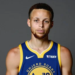 Portrait of Steph Curry by Shepard Fairey