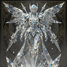 symmetry!! portrait of a crystal warrior, horizon zero dawn machine, intricate, elegant, highly detailed, digital painting, artstation, concept art, smooth, sharp focus, illustration, art by artgerm and greg rutkowski and alphonse mucha, 8 k
