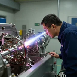 While inspecting a particle accelerator, several safety mechanisms had failed. Leaning over, a proton beam shot through the back of his head at close to the speed of light.