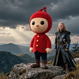 still of marvin the martian as jon snow in game of thrones