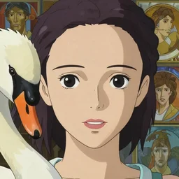 natalie portman in the swan, kyoto animation still, finely illustrated face, intricately detailed features, digital painting, makoto shinkai, painted by ilya kuvshinov and katsura masakazu and alphonse mucha and satoshi kon