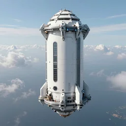 space elevator, photorealistic, sci - fi, artwork, digital art, 4 k