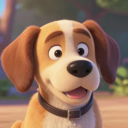 🐶, anime, disney, pixar, 8 k, hd, dof, kodak film, volumetric lighting, subsurface scattering, photorealistic, octane render, details