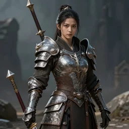 portrait fantasy warrior, 8k, trending on artstation