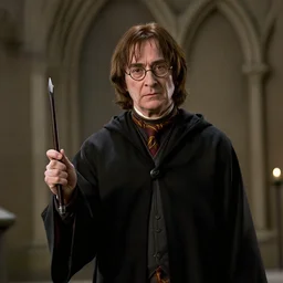 Robin Williams playing Snape in Harry Potter, screenshot