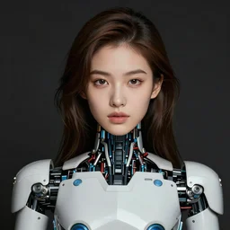 robo girl illustration by echanis_enicha