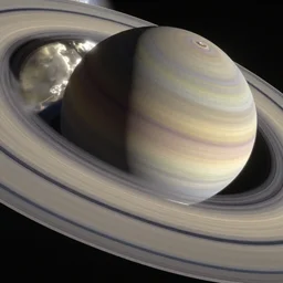 up close image of saturn