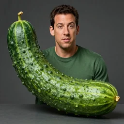 “ adam sandler slowly morphing into a cucumber ”