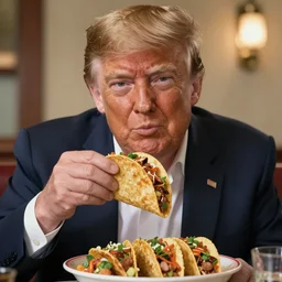 beautiful makoto shinkai anime style digital film still portrait of donald trump eating a taco bowl, 4 k, 8 k, hd, high resolution, highly detailed, intricate detail, ultra realistic faces, digital art, trending on artstation, your name, weathering with you