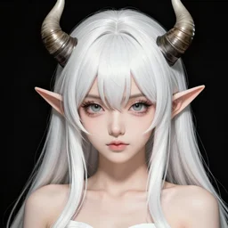 portrait of anime pixie character with horns manga cover, highly detailed, digital painting, artstation, concept art, sharp focus, illustration, strong brush stroke, anime, sharp edges, coherent, art by greg rutkowski, ilya kuvshinov, sharp focus, ghibli studio, art by ilya kuvshinov, rossdraws