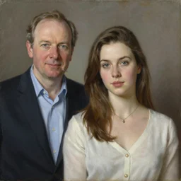Richard Schmid and Jeremy Lipking portrait painting of a young beautiful woman
