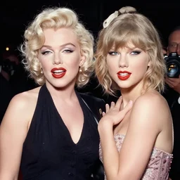 marilyn monroe and taylor swift commiting crime together